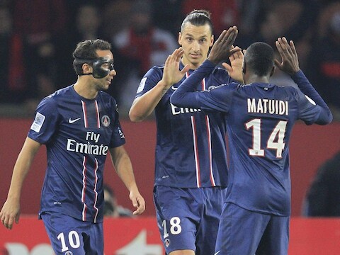 Ibrahimovic was andermaal in grote doen bij PSG.