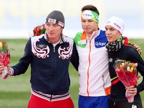 Swings (r) moet in Sochi de concurrentie aangaan met Kramer (m)