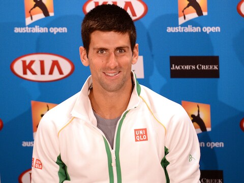 Toptennisser Novak Djokovic is niet mals voor de gevallen wielerheld.