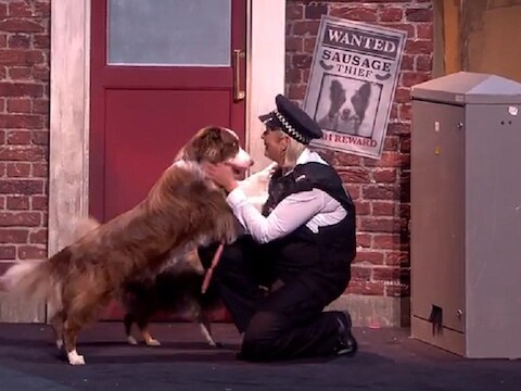 Jules en Matisse tijdens hun optreden in de finale van Britain's Got Talent.