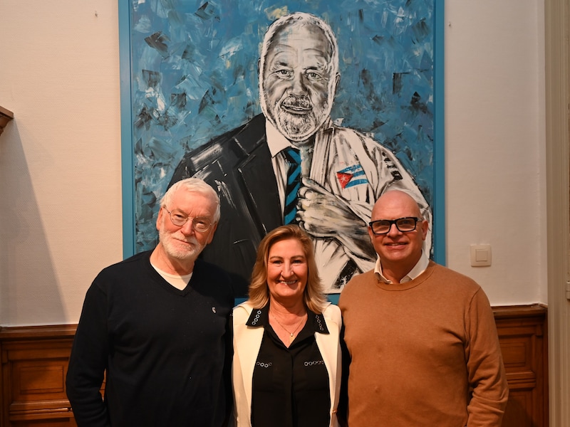 Eric Vandewalle, Noëlla Wauters en Gino Moeyaert. 