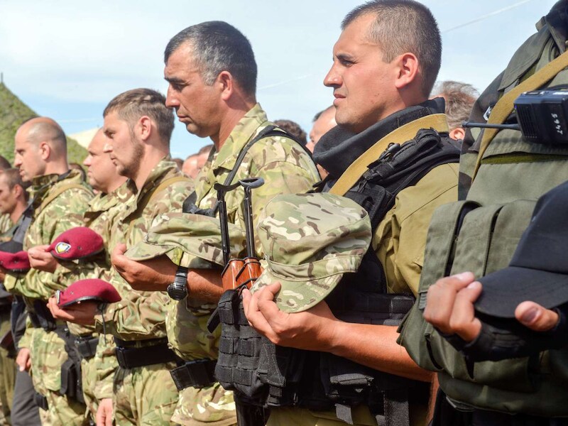 Oekraïense militairen.