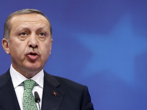 Premier Erdogan van Turkije.
