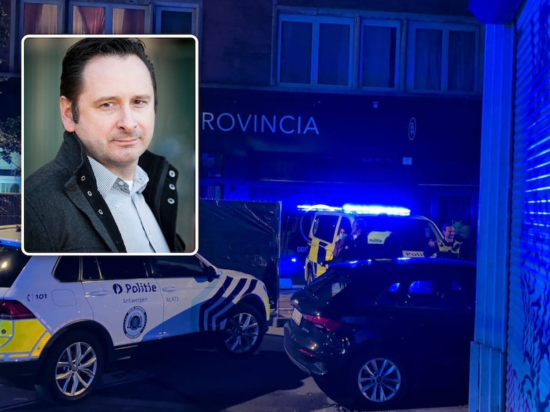 Politie, DOVO en het gerechterlijk labo zijn ter plaatse., Inzet: Sven Lommaert, woordvoerder van politie Antwerpen