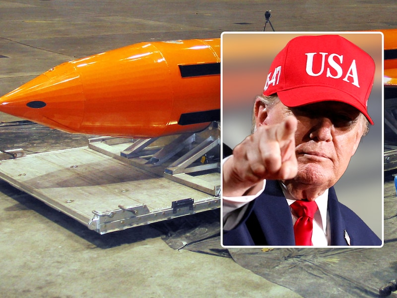 De inzet van de Massive Ordnance Air Blast (MOAB) zou een van de militaire scenario’s van de regering-Trump zijn die op tafel liggen.