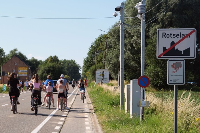 x File Rock Werchter. fietsers