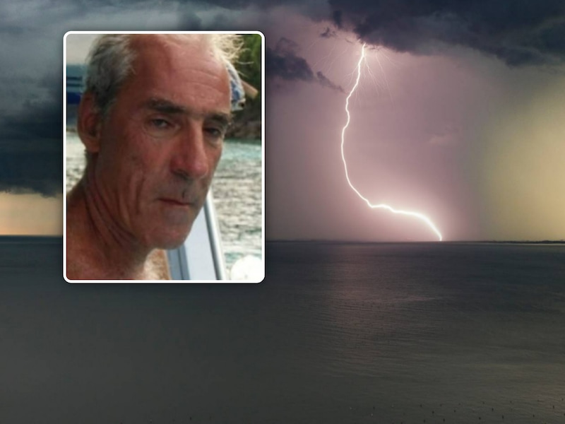 De onfortuinlijke visser Marco Galantino (70).