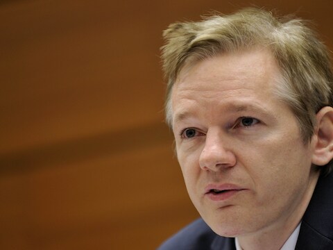 De oprichter van Wikileaks Julian Assange