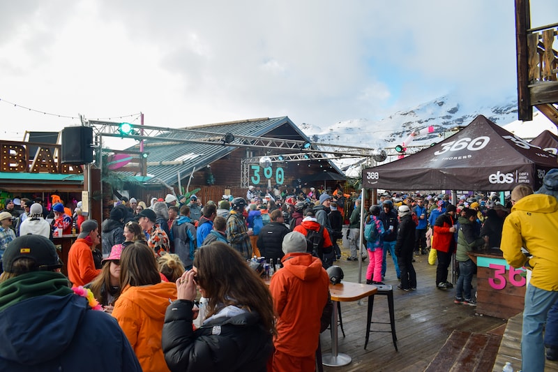 Después de esquiar en Val Thorens