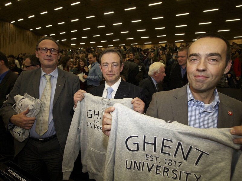 Bruno Valkeniers, Bart De Wever en Bruno Tobback.