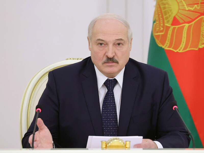 De Wit-Russische president Alexander Loekasjenko