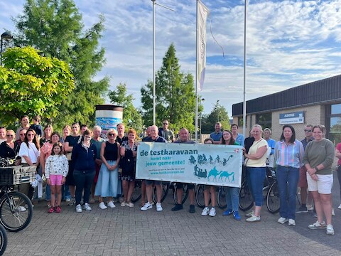 Het provinciale project 'testkaravaan' werd in Kortemark voorgesteld