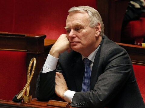 De Franse premier Jean-Marc Ayrault.