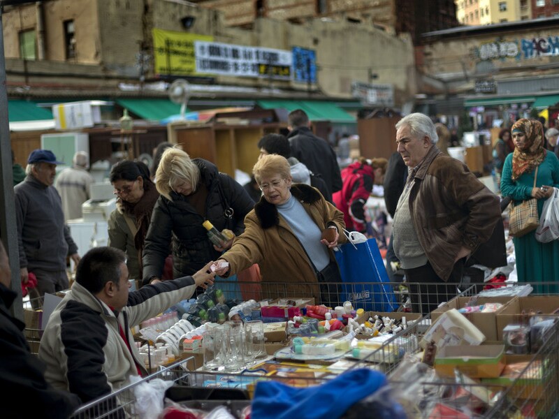 Een markt in Barcelona.