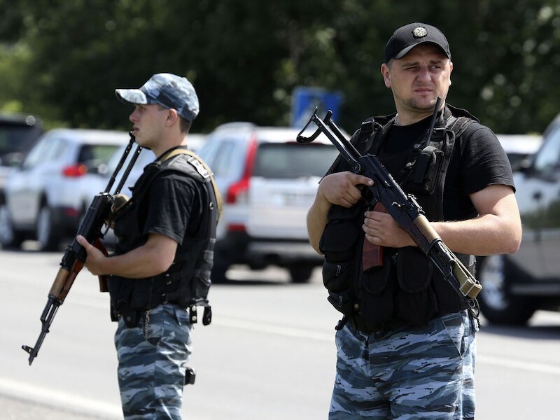 Pro-Russische separatisten in Donetsk