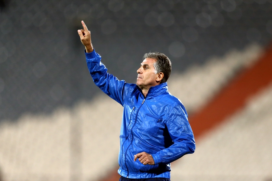 De Iraanse bondscoach Carlos Queiroz.
