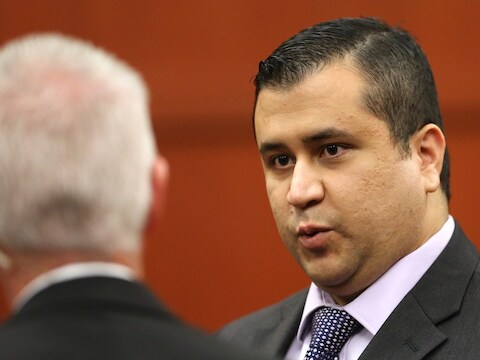 George Zimmerman afgelopen weekend in de rechtbank.