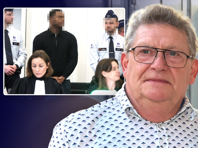 De vader van David Polfliet sprak de beschuldigde aan. 