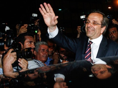 Samaras is de grote winnaar van de verkiezingen.