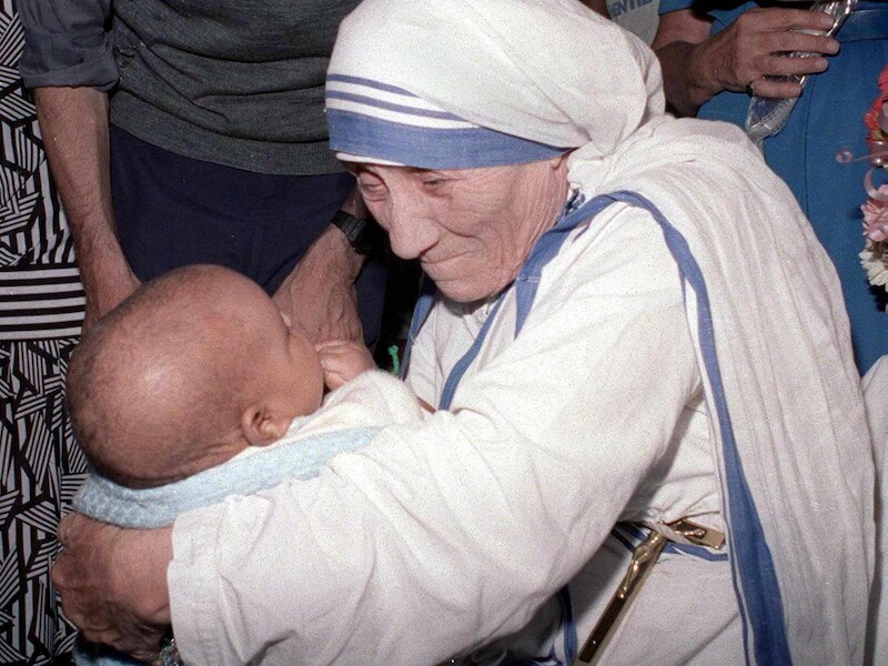 Moeder Teresa in 1988