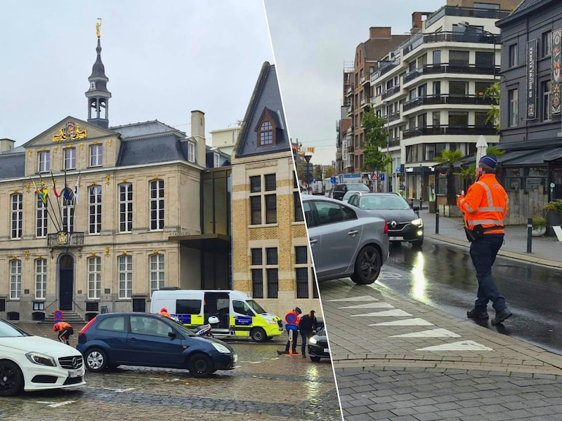 De politie hield woensdagochtend een grote controleactie op de Grote Markt in Roeselare.