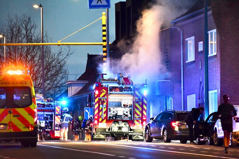 Se produjo un incendio en el club de sol y belleza Sunzone en 't Hoge, en Courtrai.
