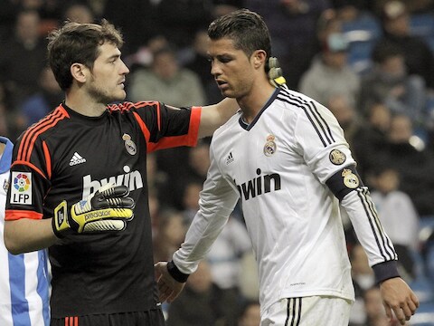 Iker Casillas en Cristiano Ronaldo waren eens te meer de twee blikvangers.