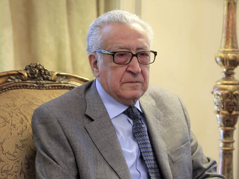 VN-gezant Lakhdar Brahimi.