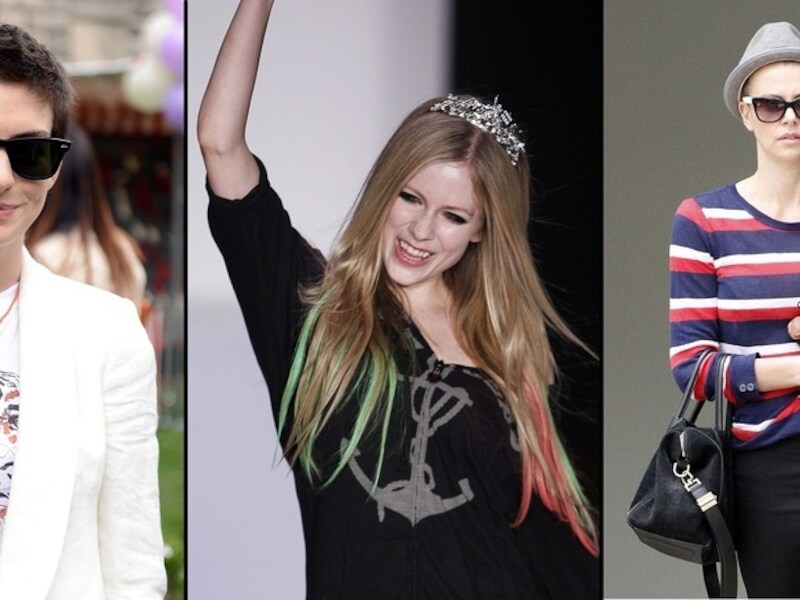 Anne Hathaway, Avril Lavigne en Charlize Theron