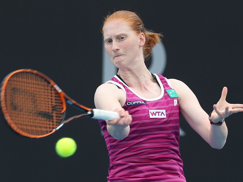 Van Uytvanck ging eruit tegen Dellacqua.