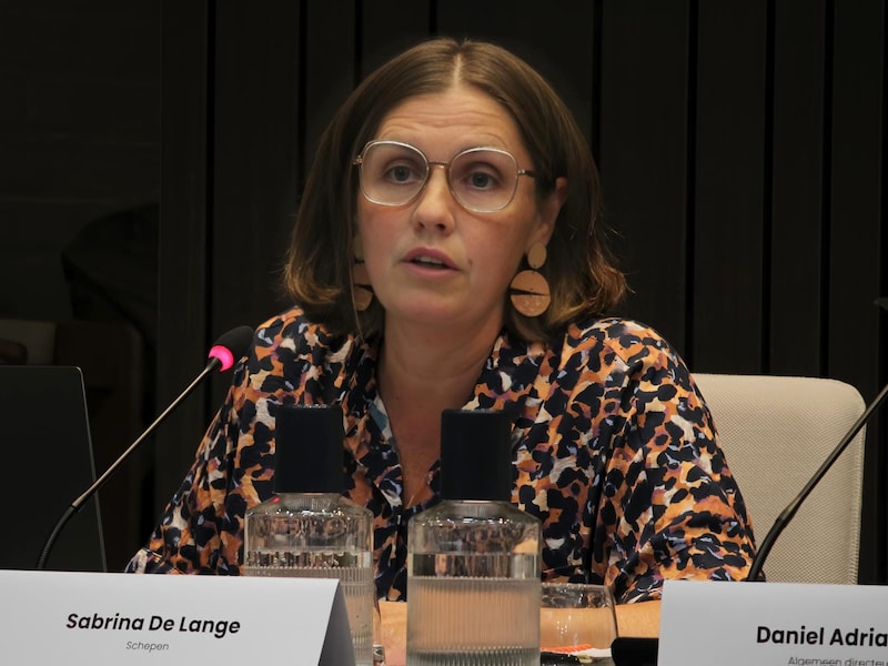 Schepen Sabrina De Lange (cd&v).