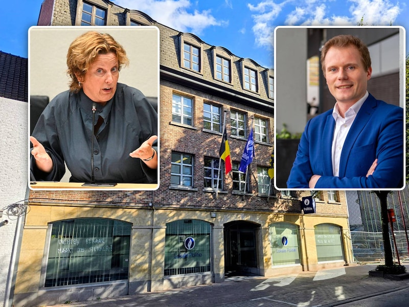 Het gebouw van de politie van Aalter wordt verkocht. Mieke Schauvliege en Mathias Van de Walle gaan in discussie.