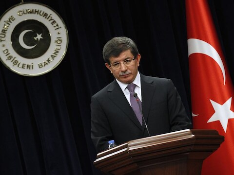 Ahmet Davutoglu, de Turkse minister van Buitenlandse Zaken.