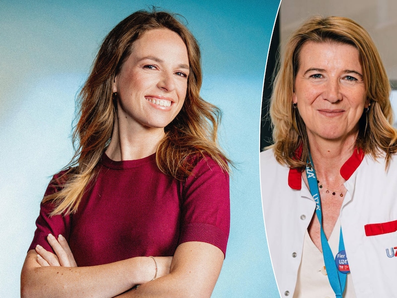 Stephanie Planckaert (links) lijdt onder haar overactieve piekerbrein ’s nachts. Slaaparts dr. Inge Declercq (rechts) schat dat liefst één op de drie Belgen met hetzelfde worstelt.