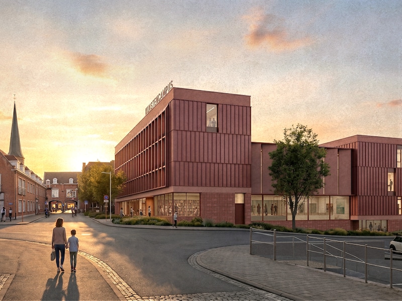 Concertzaal, theaterzaal én auditorium op het dak: zo ziet de nieuwe kunstencampus in Tielt eruit