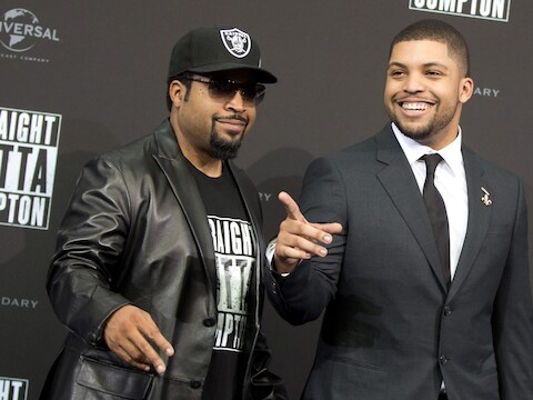 Producer Ice Cube en acteur O'Shea Jackson Jr.