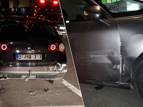De vrouw reed maandag twee auto’s aan in Roeselare en vluchtte weg. 