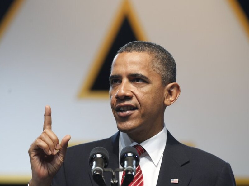 De Amerikaanse president Barack Obama.