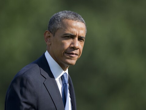 De Amerikaanse president Barack Obama.