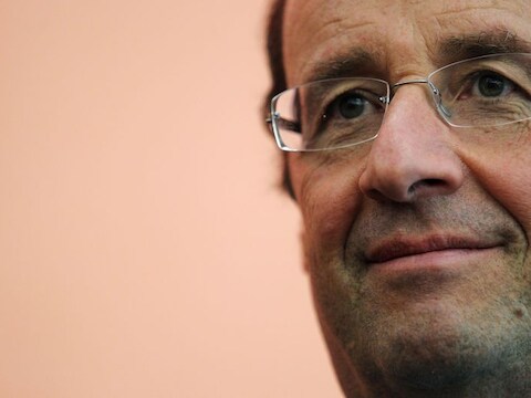 Deze François Hollande komt uit de peilingen als topkandiaat naar voor.