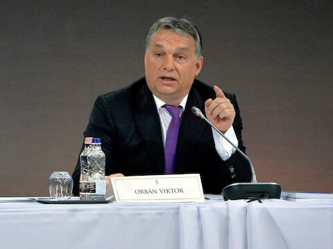 De Hongaarse premier Viktor Orban.