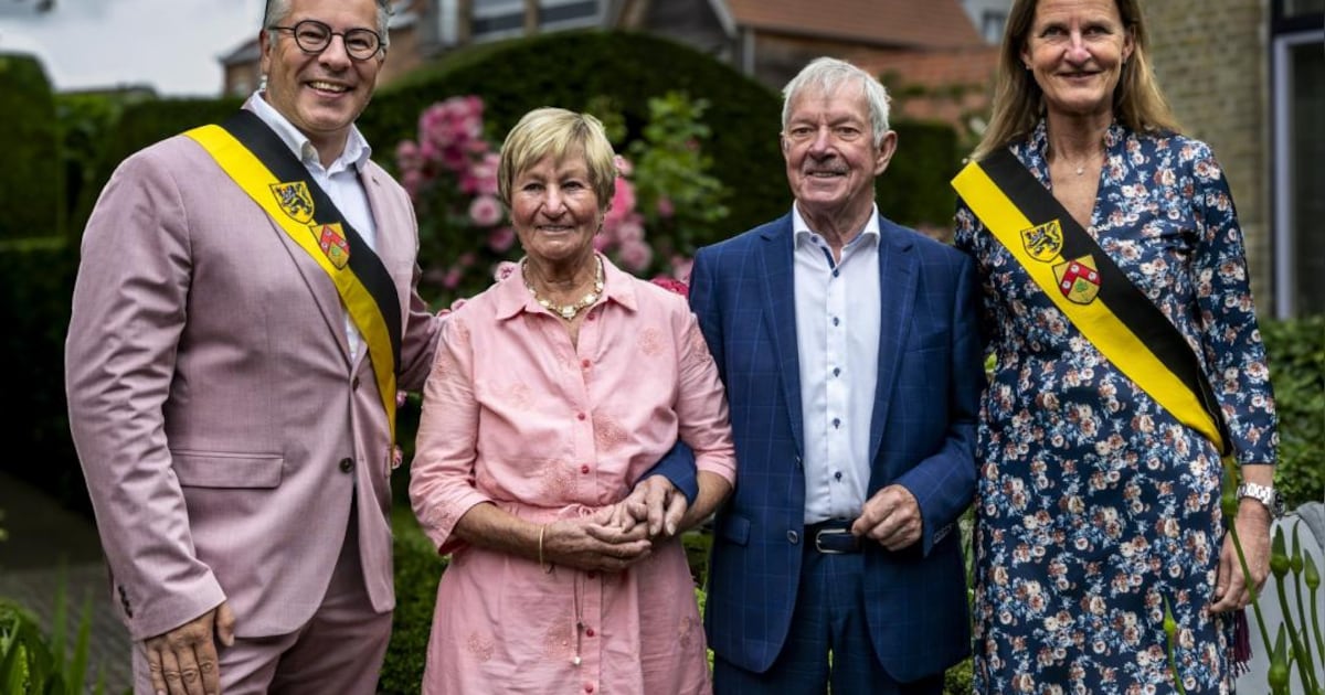 Diamanten huwelijk voor Rafaël Baeckelandt en Isabella Volckaert in Westkapelle