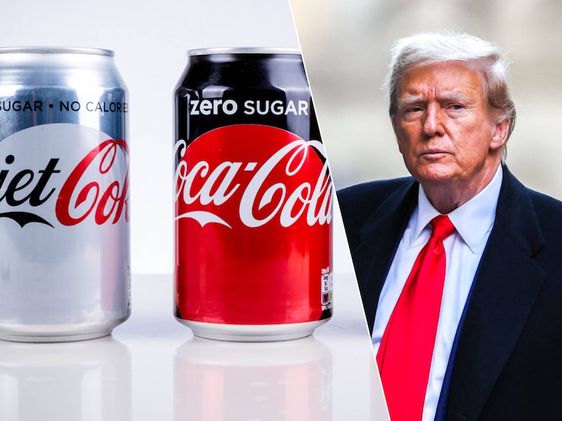 Donald Trump drinkt naar verluidt twaalf blikjes Cola Light per dag. Kan één glas ook al ongezond zijn?