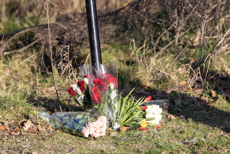 De Elburgerweg daags na een aanrijding waarbij meerdere mensen gewond raakten. 
