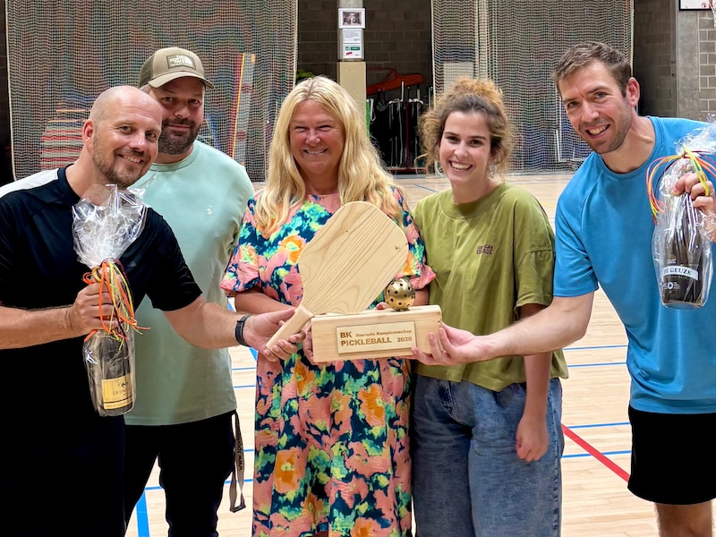 Tim en Dieter winnen Beersels kampioenschap pickleball