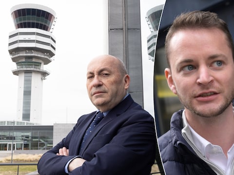 Philippe Touwaide (links) werd in april ontslagen als luchthavenombudsman. Kamerlid Kjell Vander Elst heeft nu een voorstel tot hervorming van de ombudsdienst ingediend.