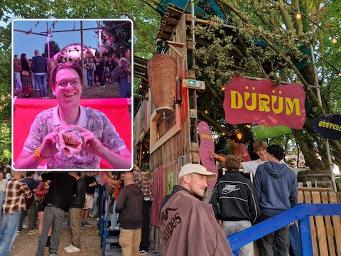 Onze reporter proeft de Achterhof-dürüm.