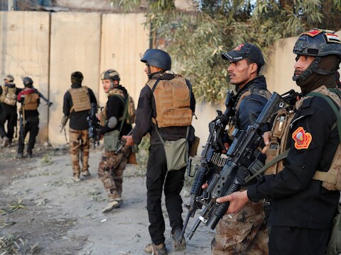 Irakese Special Forces in Mosoel