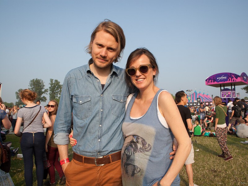 Jean-Jacques en Charlotte eerder deze maand nog op Rock Werchter.
