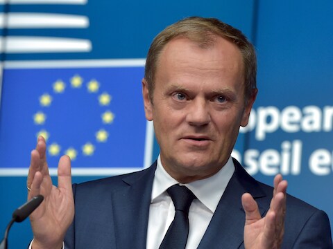Europees president Donald Tusk.